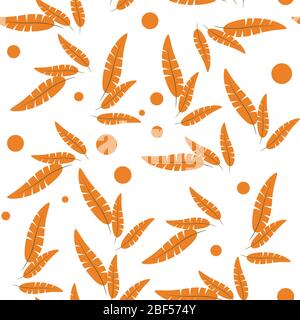 Doodle zentangle Blätter Herbst Muster. Endlose hipster Abbildung. Native American Indian traditionelle Symbole, Stammes- und ethnischen boho Thema. Stockfoto