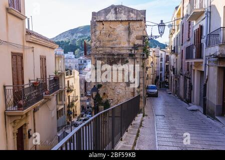 Historischer Teil von Salemi Stadt in der Provinz Trapani im Südwesten Siziliens, Italien Stockfoto