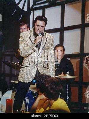 ELVIS PRESLEY (1935-1977) amerikanischer Sänger und Filmschauspieler um 1958 Stockfoto