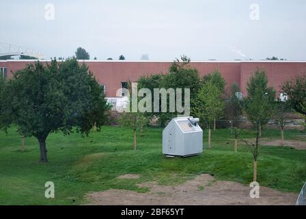 Diogene Retreat Hütte Hut Haus Vitra Campus von Renzo Piano Werkstatt Wird Gebaut Stockfoto