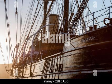 Royal Research Ship Discovery at Disvovery Point, Dundee Stockfoto