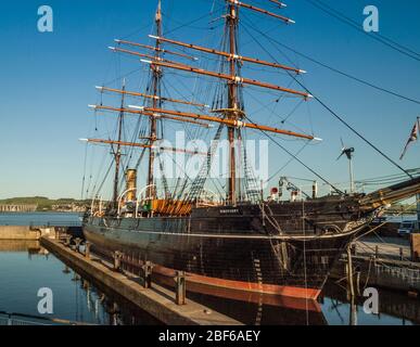 Royal Research Ship Discovery at Disvovery Point, Dundee Stockfoto
