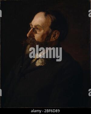 Porträt von William Merritt Chase. Hirschl & Adler Galleries, New York, bis 1959NATIONAL PORTRAIT GALLERY, London. Thomas Eakins (1844-1916) und das Herz des amerikanischen Lebens, 8. Oktober 1993-23 Januar 1994.BUCERIUS KUNST FORUM, Hamburg. 'High Society: American Portraits of the Gilded Age', 7. Juni-31. August 2008, Nr. Stockfoto