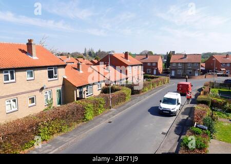 Primrose Hill Drive in Shillington Stockfoto