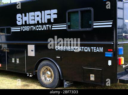 Forsyth County Sheriff Krisenverhandlungsteam Stockfoto
