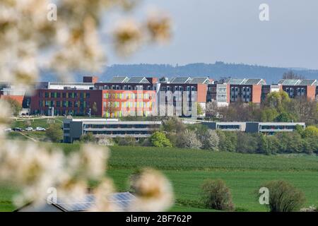 Regensburg, Deutschland. April 2020. Das Gelände des Universitätsklinikums Regensburg. Quelle: Armin Weigel/dpa/Alamy Live News Stockfoto