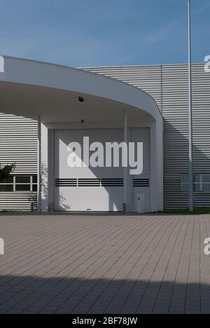 Fabrikgebäude Vitra Campus Stockfoto