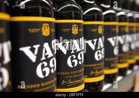 Mwst. 69, Blended Scotch Whisky Stockfoto