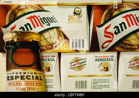 San Miguel Bier Stockfoto