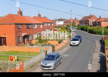 Springwell Avenue in Shillington Stockfoto