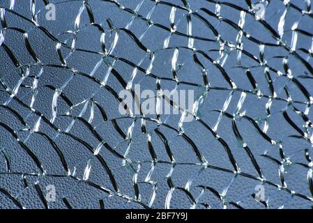 zerbrochene Glas Stockfoto