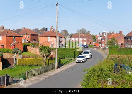 Springwell Avenue in Shillington Stockfoto