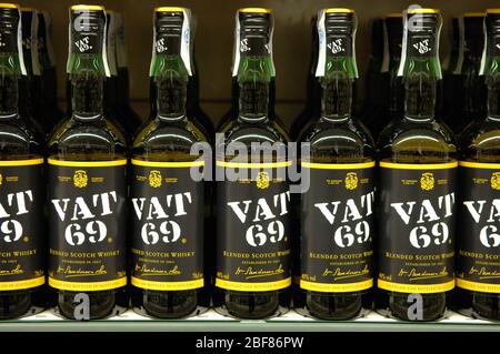 Mwst. 69, Blended Scotch Whisky Stockfoto