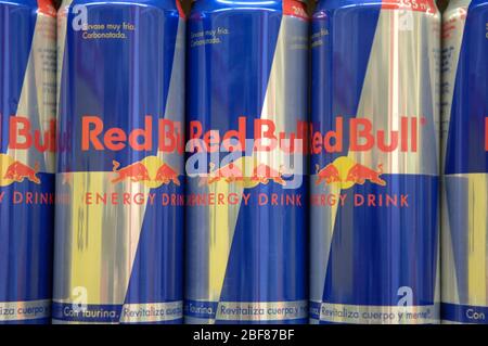 RedBull, Energy Drink. Stockfoto