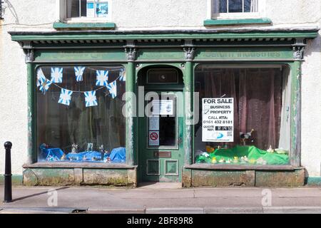 Einzelhandelsgeschäfte, Coleford, Forest of Dean, Gloucestershire. Stockfoto