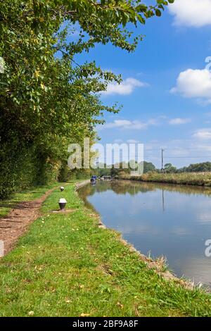 England, Buckinghamshire, Grand Union Canal in der Nähe von Seabrook Lock No. 36 Stockfoto