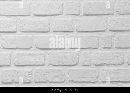 Abstrakte verwitterte Textur gebeizt alten Stuck hell grau und Alter Lack weiße Ziegel Wand Hintergrund im ländlichen Raum, Grunge rostigen Blöcke des Mauerwerks Te Stockfoto