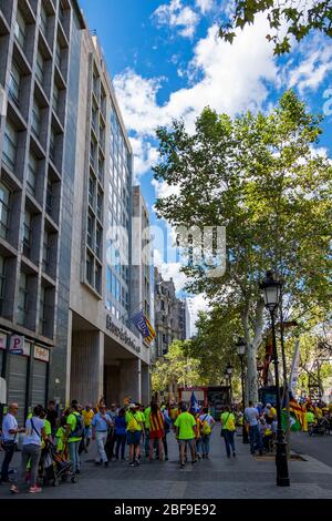 Borsa de Barcelona (Börse) in Barcelona, Katalonien, Spanien Stockfoto