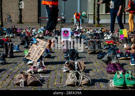 Den Haag, Niederlande. April 2020. Während der Sperrung ...