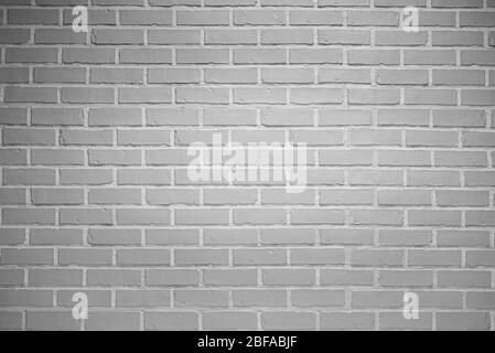 Abstrakte verwitterte Textur gebeizt alten Stuck hell grau und Alter Lack weiße Ziegel Wand Hintergrund im ländlichen Raum, Grunge rostigen Blöcke des Mauerwerks Te Stockfoto