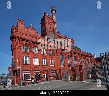 Cains Brewery Tap, Classic British Pub, 39 Stanhope St, Liverpool, Merseyside, England, Großbritannien, L8 5RE Stockfoto