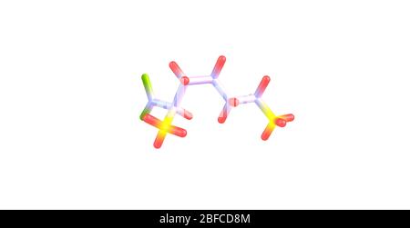 Lysin ist eine essentielle Aminosäure, Lysin ist eine Basis, ebenso Arginin und Histidin. Stockfoto