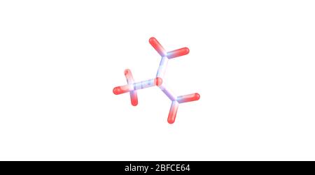 Isobutan oder Methylpropan ist eine chemische Verbindung mit der Summenformel C4H10 Stockfoto