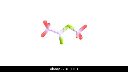 Methylacetat oder Essigsäure Methylester oder Methylethanat ist ein Carboxylat-Ester Stockfoto