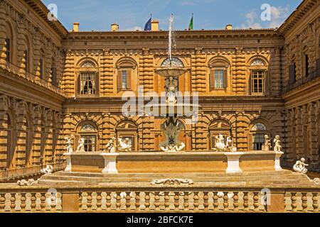 Palazzo Pitti in Florenz Italien Stockfoto