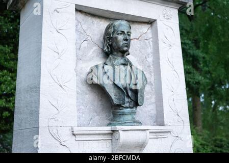 Sidney Lanier historisches Denkmal in Atlanta, Georgia Piedmont Park. (USA) Stockfoto