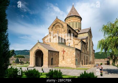 Georgien, Svetizchoweli Orthodoxe Kathedrale in der historischen Stadt Mzcheta Stockfoto