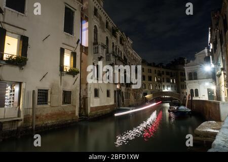 Ein Blick auf einen Venedig-Kanal Stockfoto