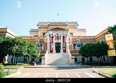 Athen, Griechenland - 6. August 2019 : Nationales Historisches Museum Stockfoto