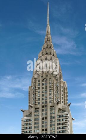 Chrysler Building an der Lexington Avenue, New York. Stockfoto