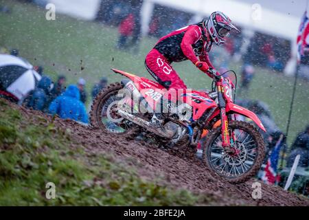 Winchester, Italien. März 2020. tim Gajer (Slo) Team hrc während MXGP von Großbritannien, Motocross in winchester, Italien, März 01 2020 Quelle: Independent Photo Agency/Alamy Live News Stockfoto