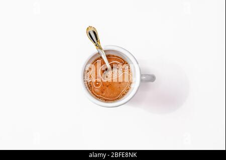 Heißes Kakaogetränk. Stockfoto