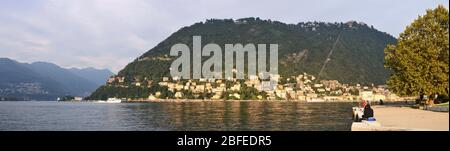 In Der Nähe Von Italien - Como Waterfront Stockfoto