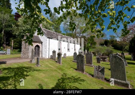 Glen Prosen Chapel, Angus Stockfoto