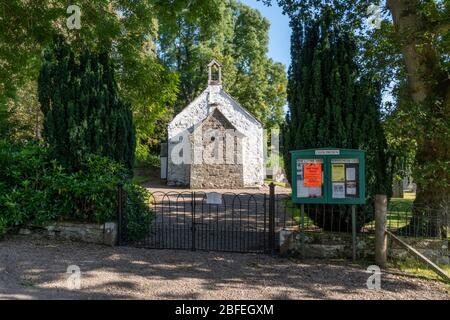 Glen Prosen Chapel, Angus Stockfoto