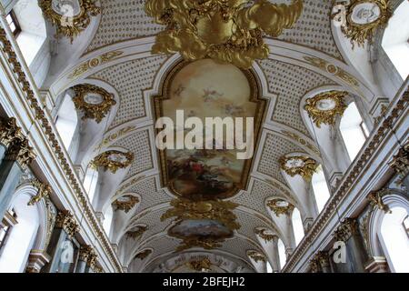 Stockholm, Schweden - 07/08/2019: Innenräume des Königlichen Palastes in Stockholm Stockfoto