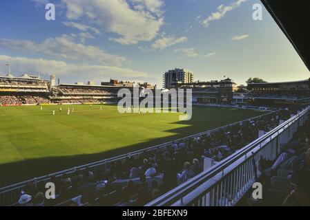 1987 NatWest Trophy Finale zwischen Nottinghamshire gegen Northamptonshire. Cricket Ground der Herren. St John’s Wood, London. GROSSBRITANNIEN. 1987 Stockfoto