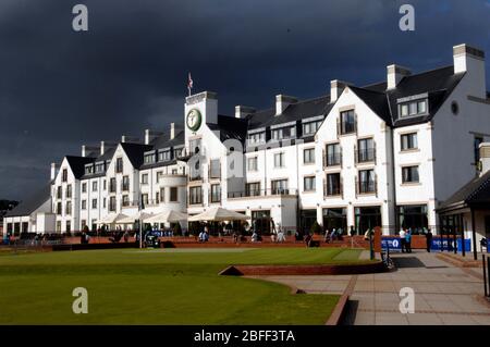 Carnoustie Golf Club Hotel während der Open Golf Championships, Carnoustie, Schottland. Stockfoto