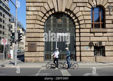 KfW, ehemals KfW Bankengruppe, deutsche staatliche Entwicklungsbank, Berlin Stockfoto