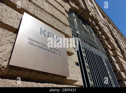 KfW, ehemals KfW Bankengruppe, deutsche staatliche Entwicklungsbank, Berlin Stockfoto