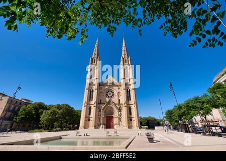 Kirche Saint-Baudile in Nimes, Frankreich, Europa Stockfoto