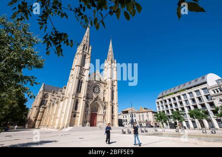 Kirche Saint-Baudile in Nimes, Frankreich, Europa Stockfoto