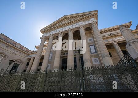 Palais de Justice in Nimes, Frankreich, Europa Stockfoto