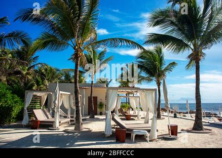 Außerhalb erster Linie Strand Grand Palladium White Sand Resort and Spa in Riviera Maya, Yucatan Halbinsel, Quintana Roo, Karibische Küste, Mexiko Stockfoto