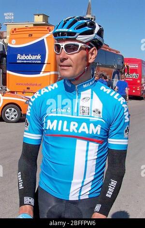 Erik Zabel vom Team Milram während des Tirreno Adriatico 2008, Etappe 6 Radrennen, Civitanova Marche - Castelfidardo (196 km) am 17. März 2008 in Civitanova Marche, Frankreich - Foto Laurent Lairys / DPPI Stockfoto