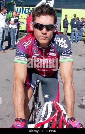 Robbie McEwen of Silence - Lotto während des Tirreno Adriatico 2008, Etappe 6 Radrennen, Civitanova Marche - Castelfidardo (196 km) am 17. März 2008 in Civitanova Marche, Frankreich - Foto Laurent Lairys / DPPI Stockfoto